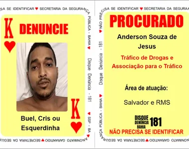 Anderson Souza de Jesus, vulgo “Buel”, “Cris” ou “Esquerdinha”