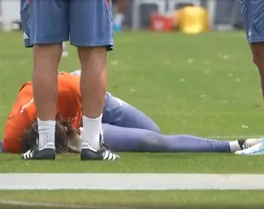 Cássio se machucou no treino e pode desfalcar o Cruzeiro contra o Bahia