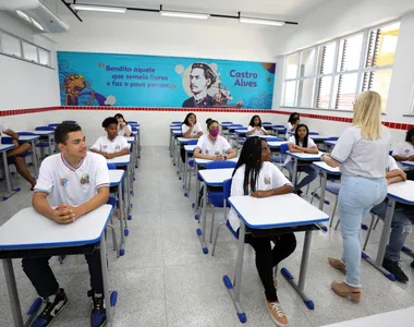 Alunos participaram de aulão realizado pelo Governo da Bahia