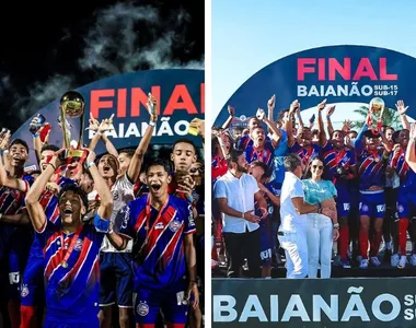 Bahia é campeão baiano nas categorias sub-15 e 17