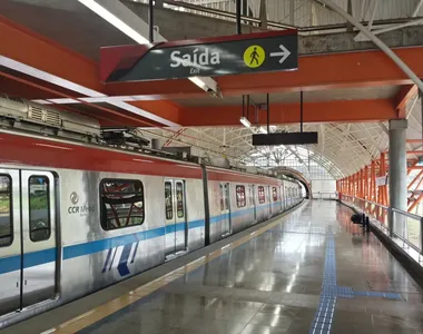 Metrô de Salvador em ação