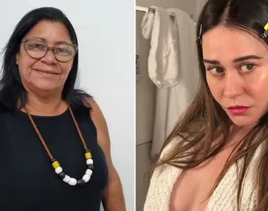 Dona Joselma e Alessandra Negrini têm a mesma idade