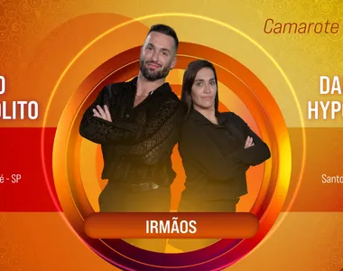 Daniele e Diego Hypolito representam a ginástica no BBB 25