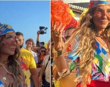 Ivete botou para ‘quebrar’ no Farol da Barra