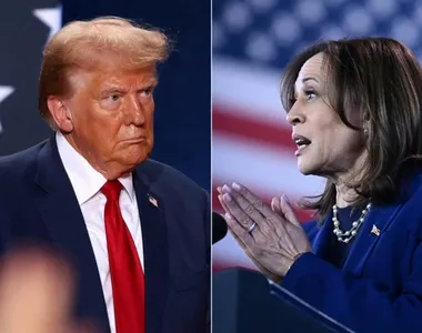 Donald Trump e Kamala Harris disputam a presidência dos EUA