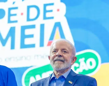 Presidente Lula durante a cerimônia de anúncios para Educação na Bahia