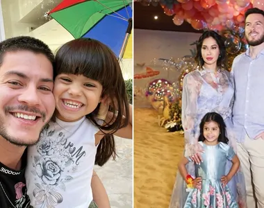 Arthur Aguiar não foi chamado para a festa da filha dele, fruto do relacionamento com Maíra Cardi