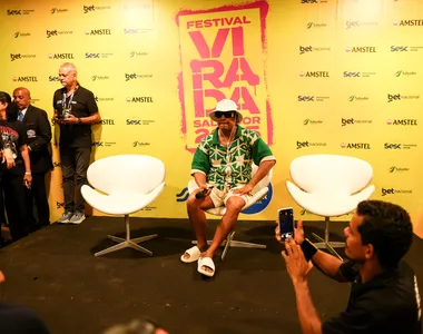 Márcio Victor, em entrevista no Festival Virada Salvador, neste sábado (28)