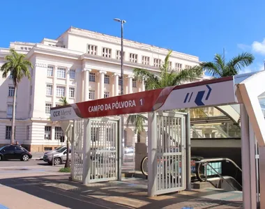 Estação Campo da Pólvora é uma das mais próximas a Fonte Nova