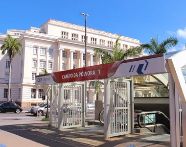 Estação do Campo da Pólvora irá embarcar torcedores após o jogo entre Bahia x Atlético-AL