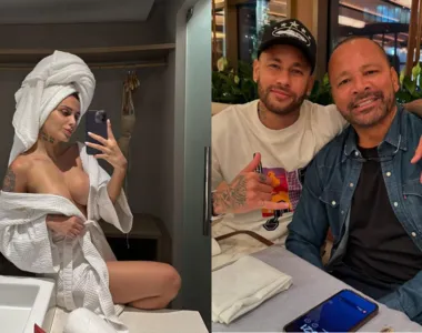 Neymar pai curte vídeo sensual de ex-amante do filho