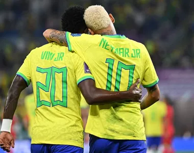 Vinicius Junior e Neymar são próximos