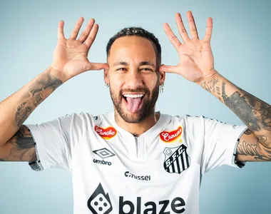 Neymar, atacante do Santos