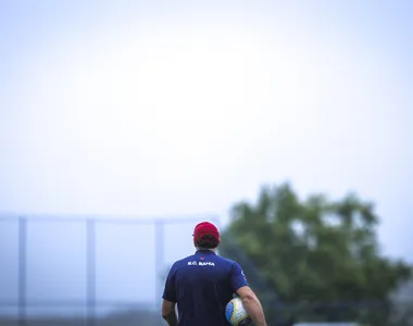 Rogério Ceni durante atividade na Cidade Tricolor