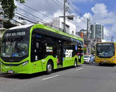 Ônibus que fazem parte do BRT