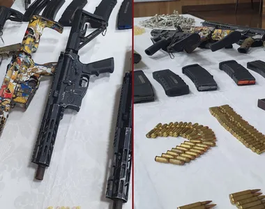 Armas são apreendidas pela Polícia Militar da Bahia