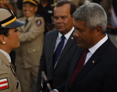 O governador Jeronimo Rodrigues esteve presente na cerimônia