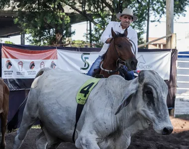 Tum e Isidório aceitaram desafio do Ranch Sorting