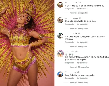 Fãs de Anitta reclamam de convidados