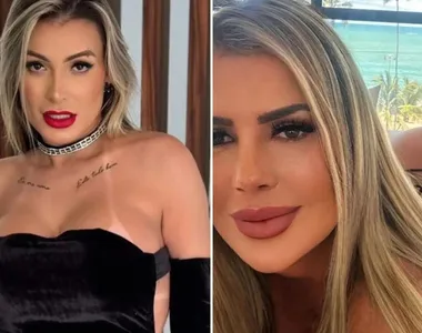 Andressa Urach e Denise Rocha