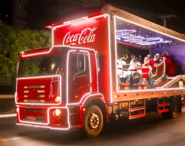 Caravana de Natal da Coca-Cola foi encerrada antes de chegar ao bairro de Paripe