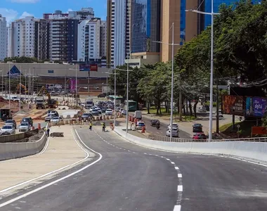 Protesto aconteceu na Avenida ACM