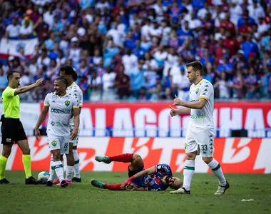 Bahia perdeu o primeiro jogo contra o Cuiabápor 2 a 1, na Arena Fonte Nova