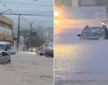 Chuvas estão atingindo vários municípios da Bahia neste fim de semana