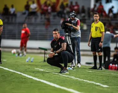 Thiago Capini alterou o esquema tático da equipe parar enfrentar o CRB