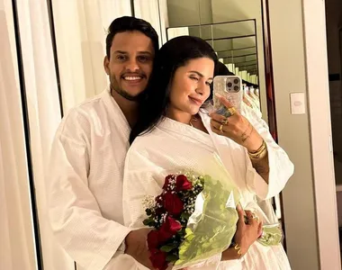 Thiago Aquino e Thayná Santiago são casados e pais de duas meninas