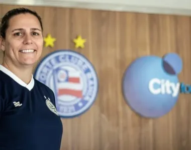 Carol Melo, diretora de futebol do time feminino do Bahia