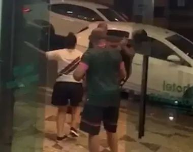 Momento das agressões
