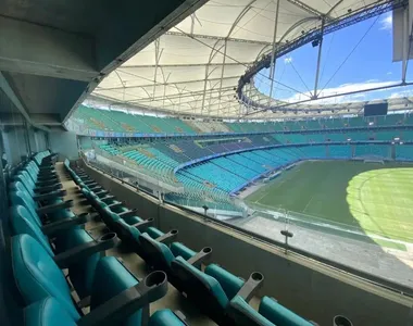 Arena Fonte Nova, palco de Brasil e Uruguai, no dia 19 de novembro