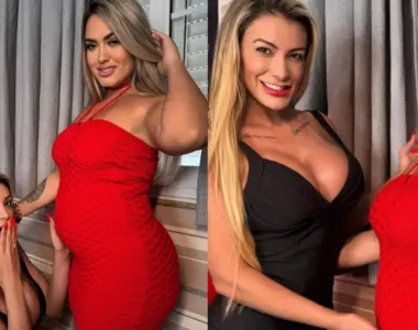 Andressa Urach grava conteúdo adulto com Juju Furacão