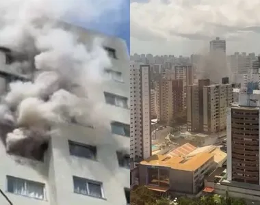 Prédio foi evacuado como medida de segurança.