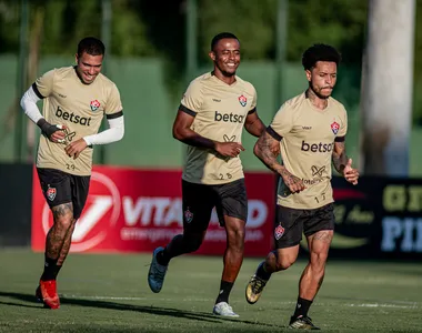 Treino do Vitória na Toca do Leão, nesta terça-feira (29)