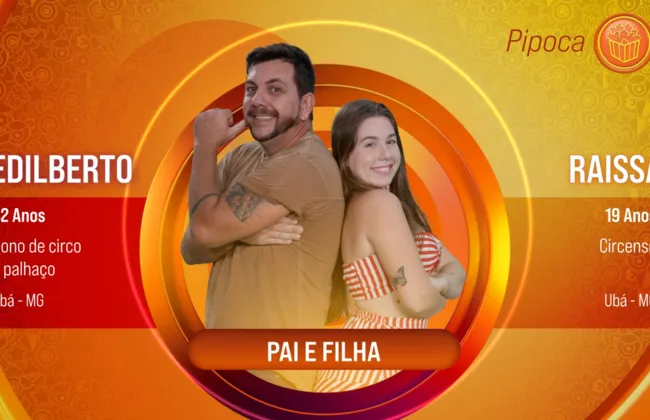 Imagem ilustrativa da imagem Artistas circenses são anunciados como primeira dupla da pipoca no BBB 25