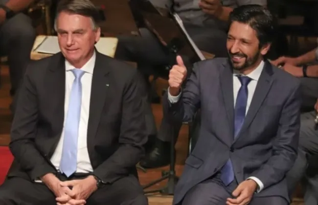 Imagem ilustrativa da imagem Veja o que Bolsonaro e Nunes conversaram após eleições em São Paulo