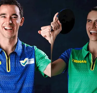 Imagem ilustrativa da imagem Hugo Calderano e Bruna Takahashi se classificam na Copa do Mundo de tênis de mesa