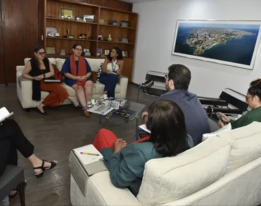 Vice-presidente e gerente da companhia responsável pela primeira eólica da Bahia visitaram a sede do Grupo A TARDE