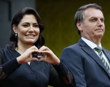 Michelle e Bolsonaro