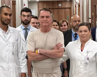 Bolsonaro publicou um vídeo nas redes sociais com o momento em que ele