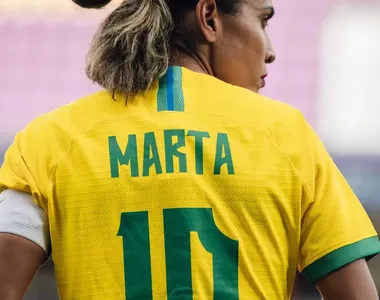 Marta, atacante da Seleção Brasileira