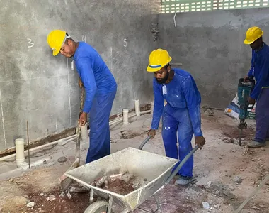 Obras geram diversos empregos no interior e na capital da Bahia