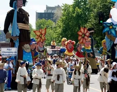Desfile de São João em Quebec, Canadá