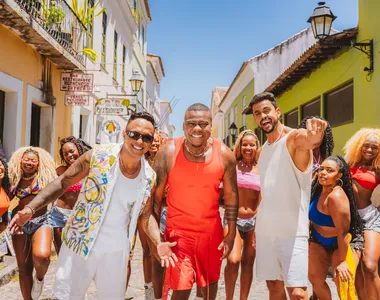 Filipe Escandurras, Lincoln Senna (Parangolé) e Bruno Magnata (La Fúria)