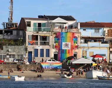 A parada contou com a presença de lideranças e moradores da Ribeira