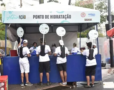 Pontos de hidratação ficarão nos circuitos