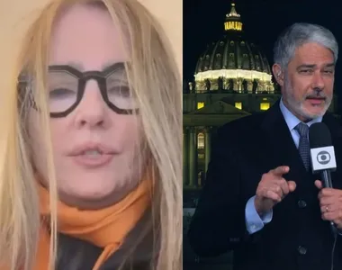 Os espectadores notaram um certo desconforto da correspondente com as interações do âncora