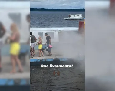 Apesar do susto, ninguém ficou ferido